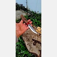 Ozul Knives-13 Kök Ceviz Puukko N690 Scandi 